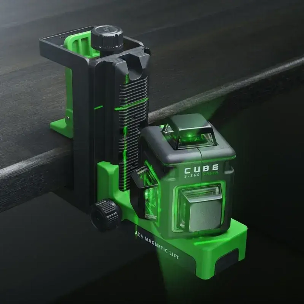 Лазерный уровень ADA Cube 3-360 Green Ultimate Edition