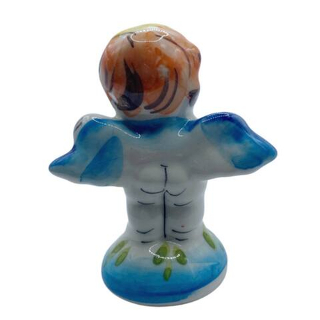 Фигурка Амур цветная гжель