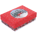 Коробка подарочная «Новогодний переполох» 17*12*5,5 см