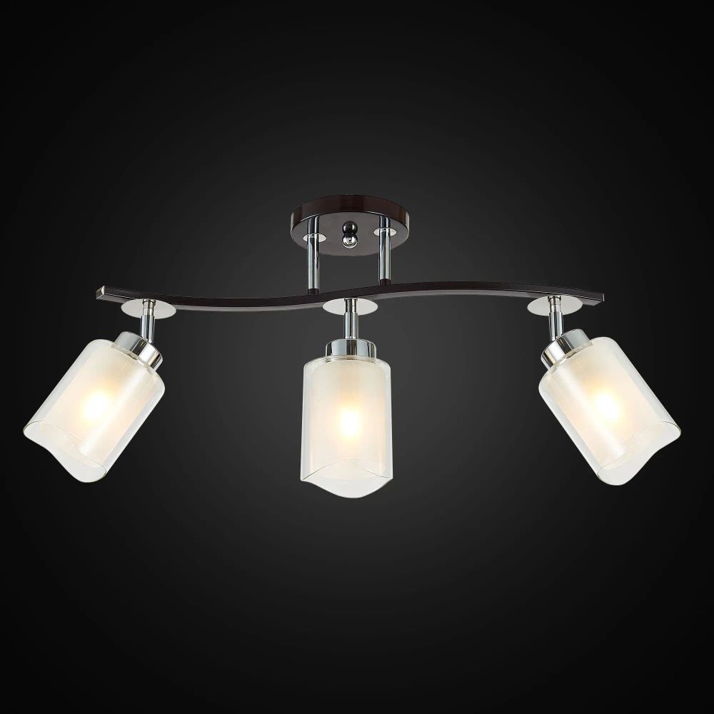 Citilux Фортуна CL156132 Люстра с поворотными плафонами Венге Хром