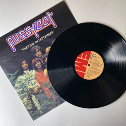 Винтажная виниловая пластинка LP Pussycat Wet Day In September (Индия 1978)