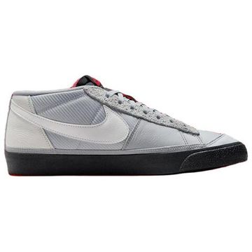 NIKE BLAZER Кроссовки для скейтбординга Низкие Серый Белый Мужские