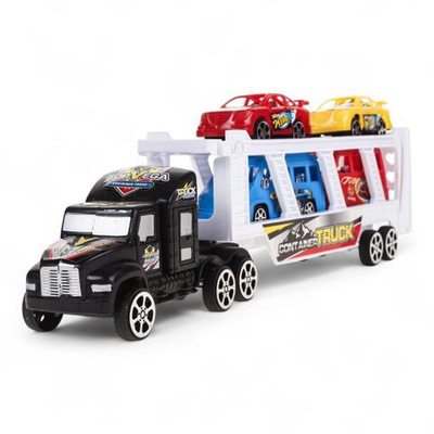 Автовоз ин. 33см + 4машины, ПК XY0204-57A