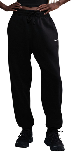 Женские теннисные брюки Nike Sportswear Phoenix Fleece - black/sail