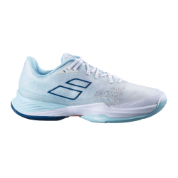 Женские теннисные кроссовки Babolat Jet Mach 3 All Court Shoe Women - White, Light Blue