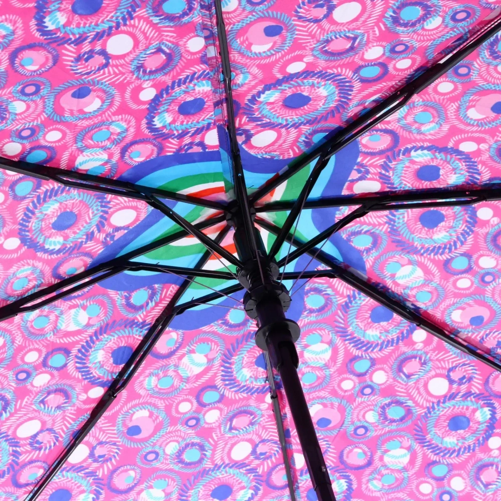 Зонт женский полуавтомат «Кланти», микс 6 цветов, 8 спиц, d-100см, длина в слож. виде 30см