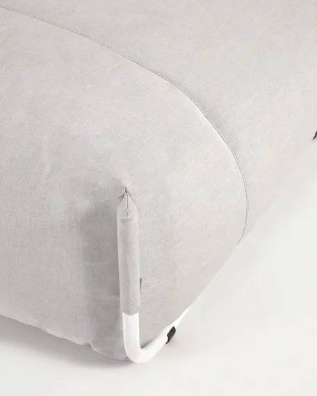 Пуф уличный Square для модульного дивана 100x100 светло-серый