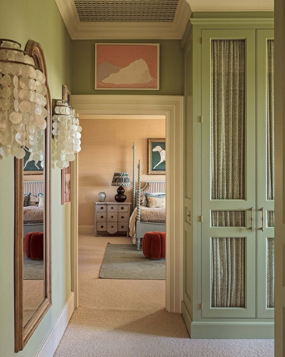 Настенное бра в виде ракушек в балийском стиле