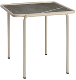 Столик кофейный металлический Scab Design Dress Code, тортора, черный мрамор Сахара