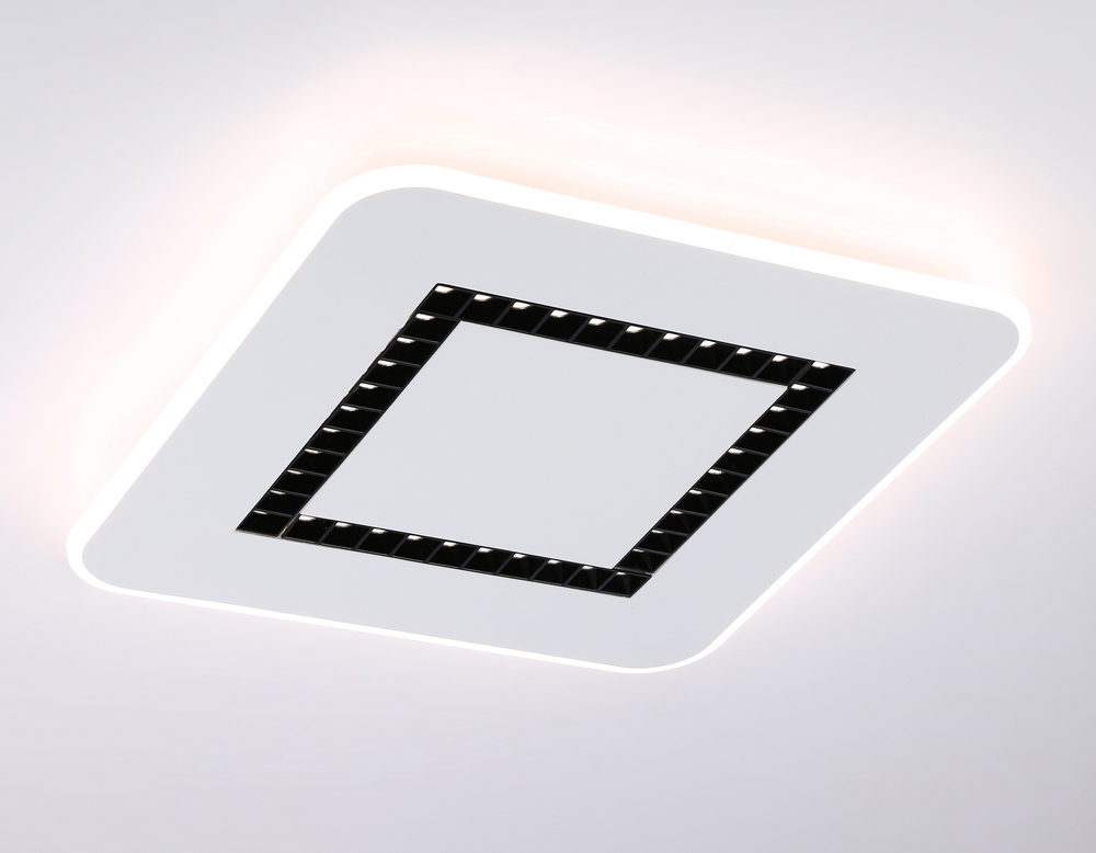 FL51415 WH белый 3000K/4200K/6400K 68W 488*488*40 (ПДУ ИК)