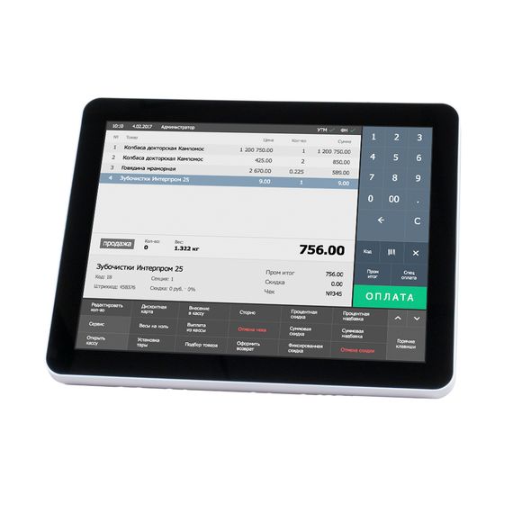 Монитор покупателя 15&quot; с установочным комплектом для POS101-15/POS101-17 VGA, БЕЛЫЙ