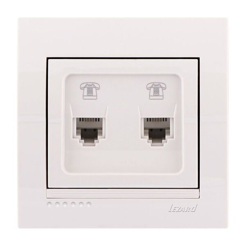 DERIY 702 0202 138 Розетка 2-ая телефон.бел