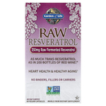 Garden of Life, RAW Resveratrol, 350 мг, 60 веганских капсул