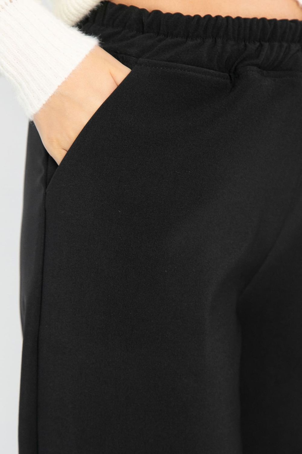 Брюки на резинке Бинори (черные) Б14405-30М LT Collection