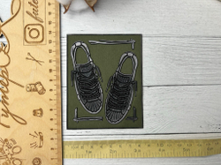 Нашивка ТЕКСТИЛЬ/РЕЗИНА кеды