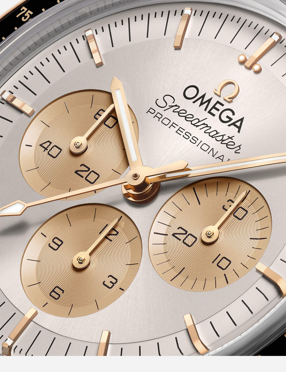 Наручные часы Omega Speedmaster Moonwatch Professinal Aligator "Gold"