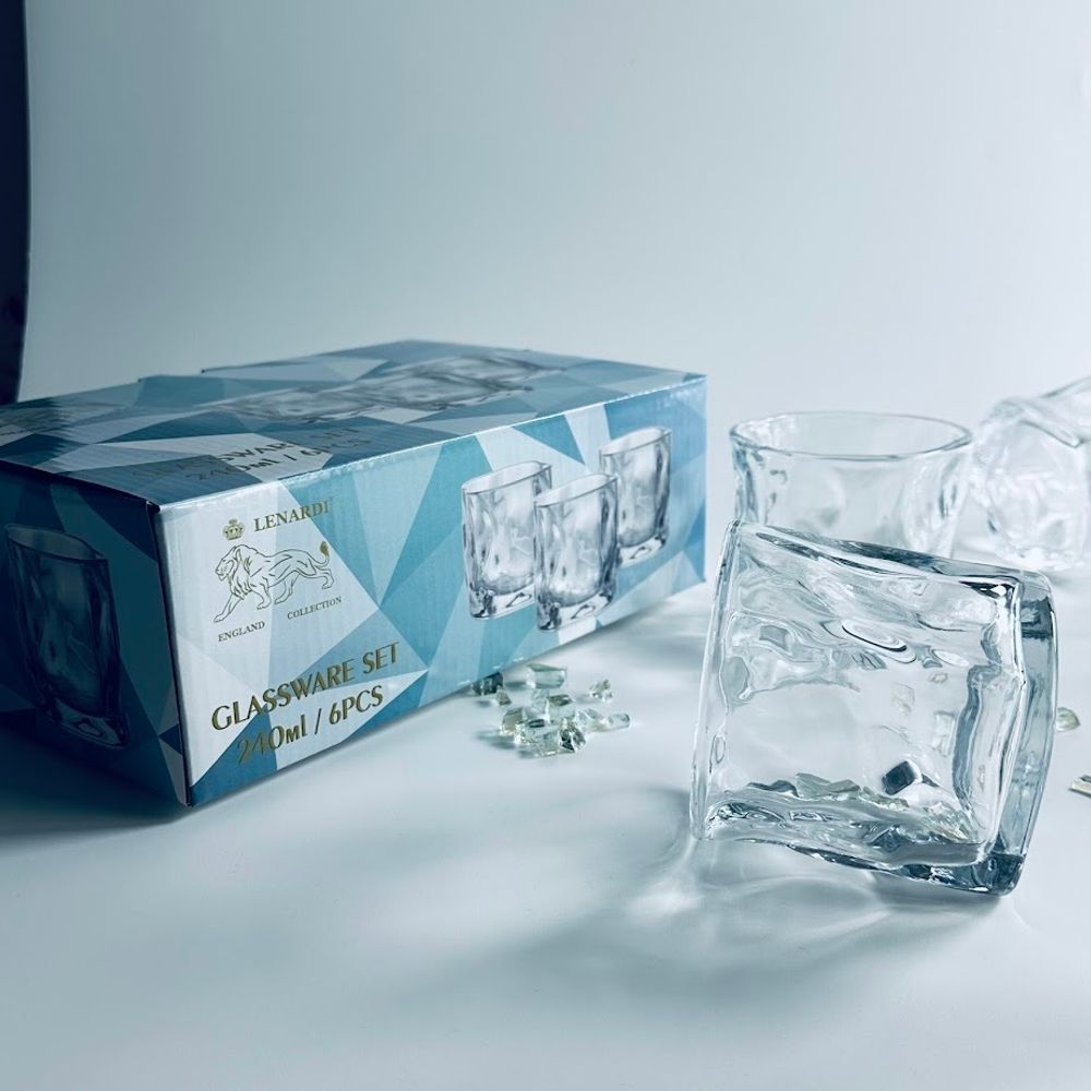 Lenardi 200-141 Набор из 6 стаканов 240мл в под.уп.(х8)Стекло