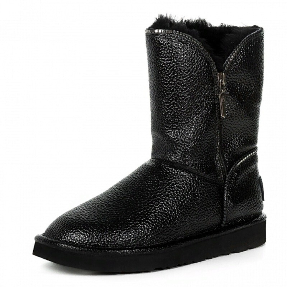 Угги UGG & Jimmy Choo Granular Skin Black