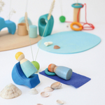 Деревянный сюжетный игровой набор "У воды"