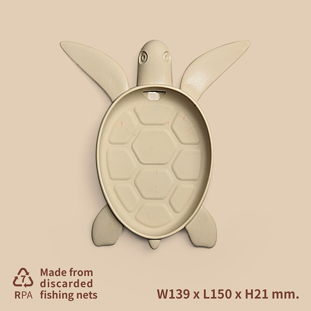 Мыльница turtle, коричневая