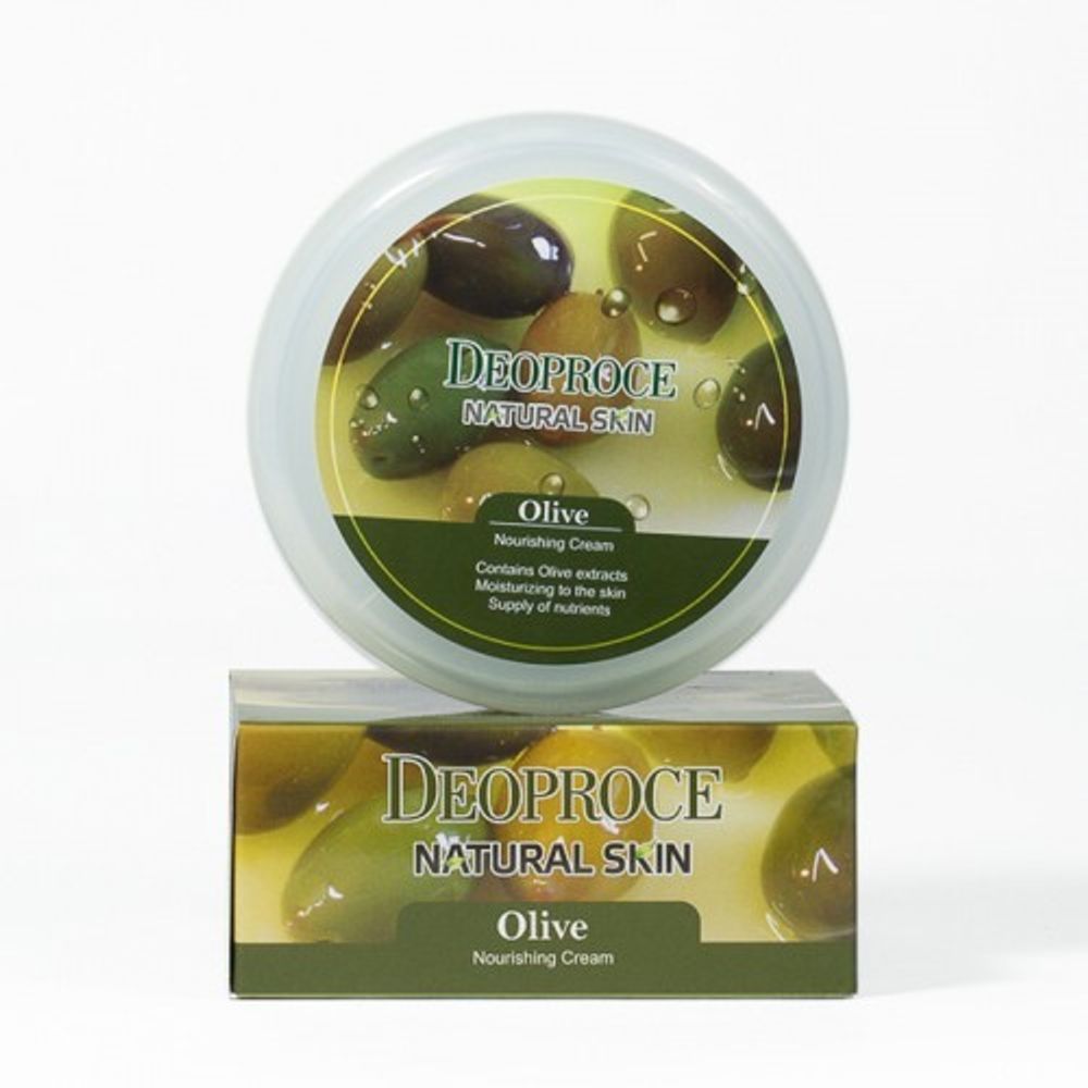 Deoproce Natural Skin Крем для лица и тела на основе экстракта клубники Deoproce Natural Skin Strawberry Nourishing Cream 100 г