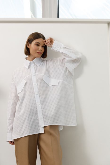 РУБАШКА КЕЛСИ МОЛОЧНЫЙ