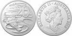 Австралия 20 центов, 2019-2023 UNC
