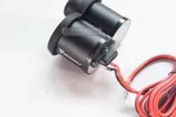 USB charger, 2in1, Cigarette lighter with 2 USB slots. Fast charge. Voltmeter Handlebar/10mm Mirror mount. Motowolf