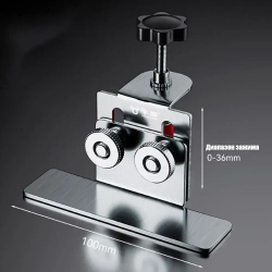 Опора для скрытого монтажа двери, Нержавеющая сталь, Зажим для крепления двери шкафа, диапазон регулировки 36 мм, Зажим для рамы шкафа, Бытовой деревообрабатывающий инструмент