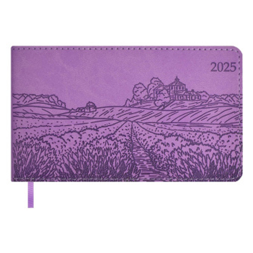 Еженедельник датированный 2025 ESCALADA, 64 л., арт. 67156/ 20 ВИННЕР СИРЕНЕВЫЙ
