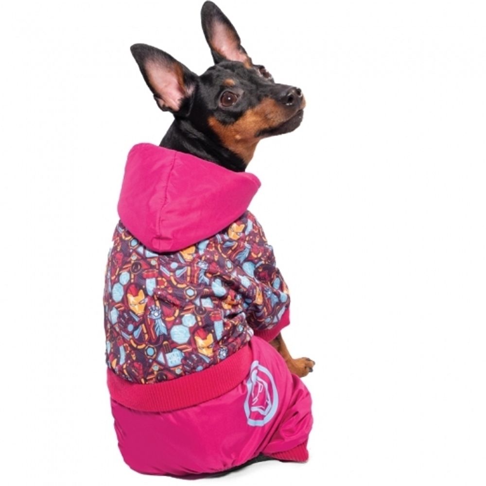 Disney, серия Marvel, комбинезон-дождевик демисезонный Железный человек, размер M, 30 см