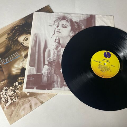 Винтажная виниловая пластинка LP Madonna Like A Virgin (Germany 1985) Material Girl