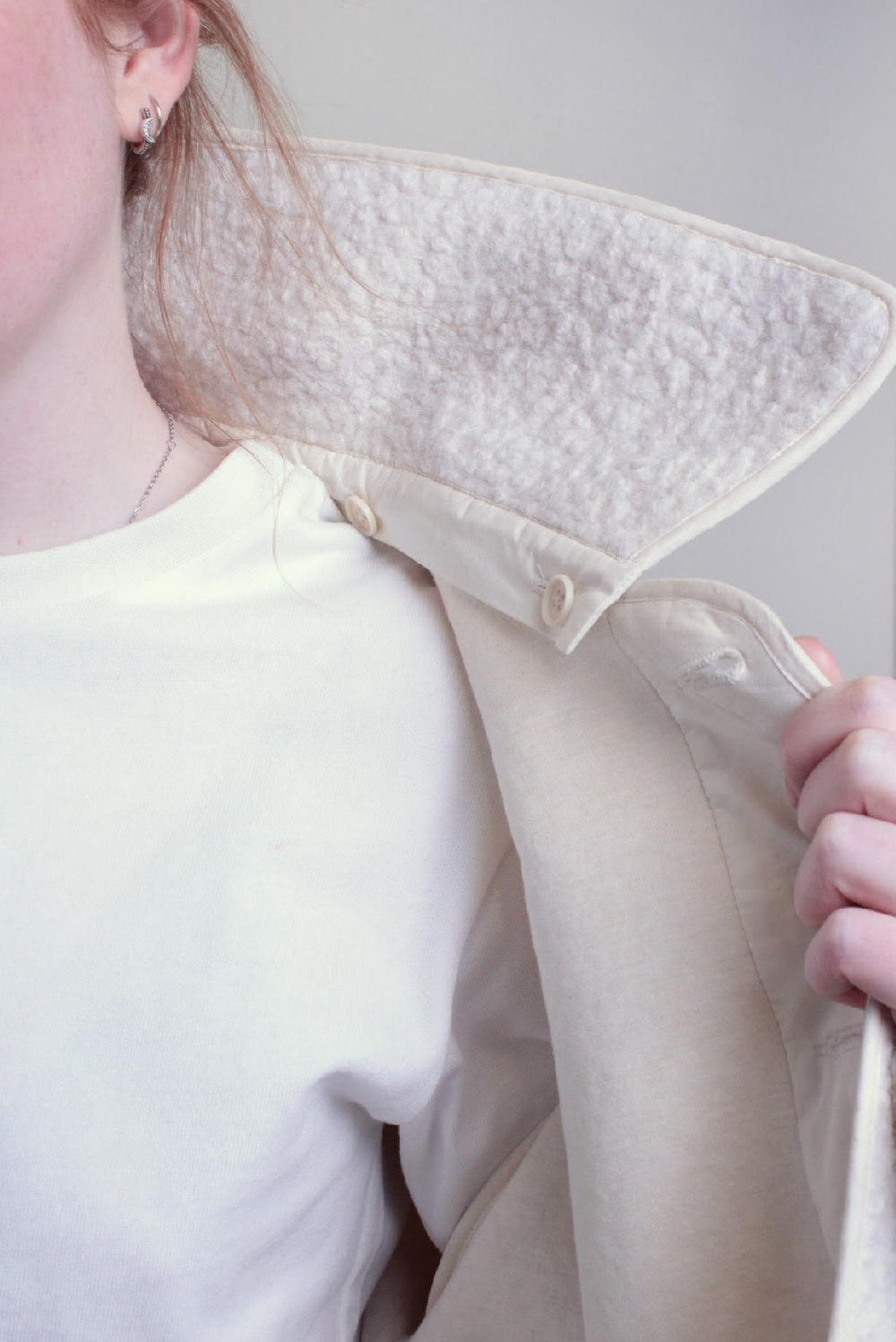 Куртка из молочного букле