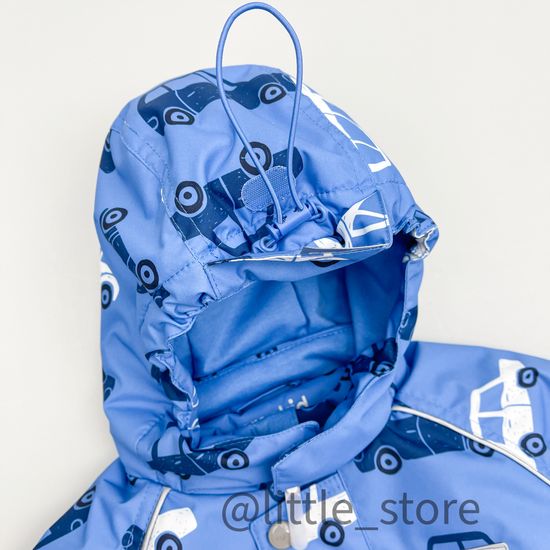 Комбинезон демисезонный "Машинки" морской бриз