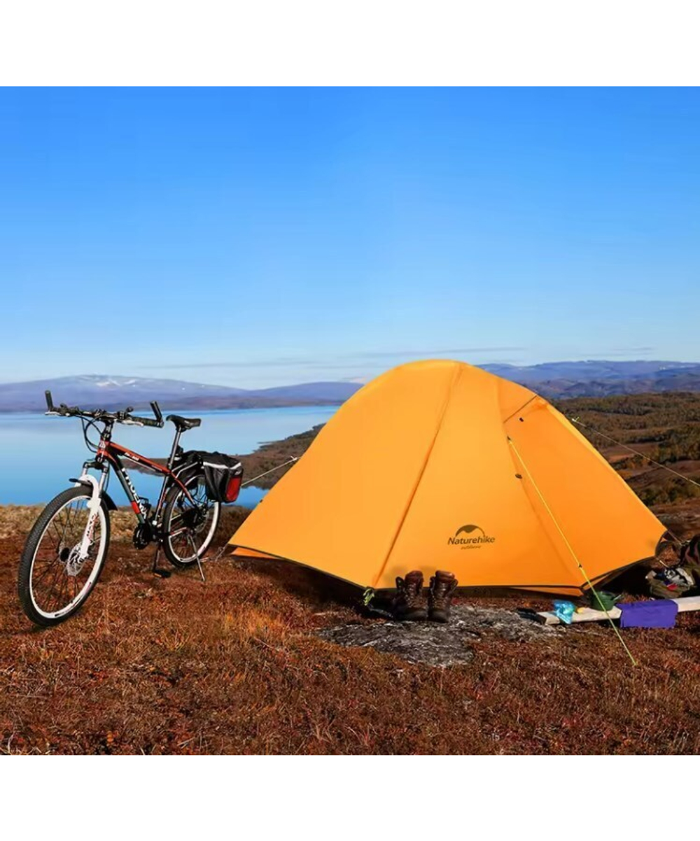 Палатка Naturehike Cycling Si 1-местная, алюминиевый каркас, сверхлегкая, янтарная