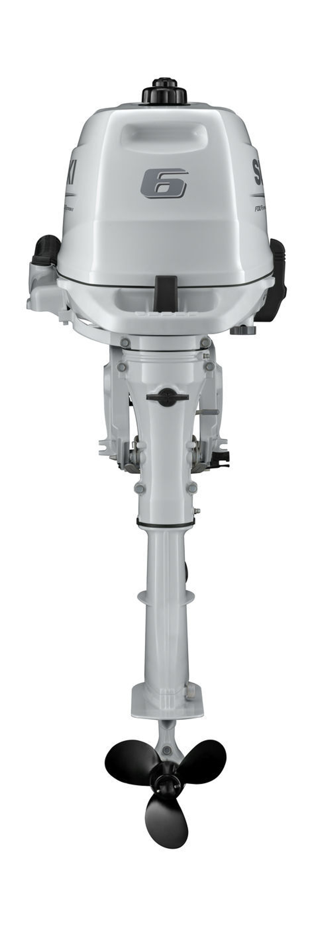 Мотор лодочный Suzuki DF6AS, белый