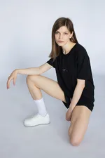 Футболка Logo Камень Черная