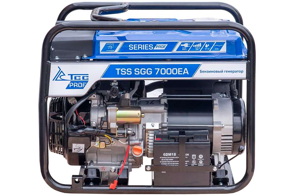 Бензогенератор 7 кВт TSS SGG 7000E3A с в кожухе МК