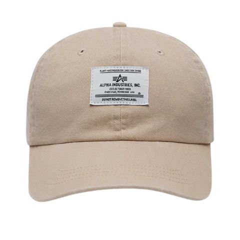 Бейсболка Alpha Industries Battlewash Cap Vintage Khaki (Бежевый)