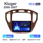 Teyes CC2 Plus 9"для Toyota Kluger 2000-2007