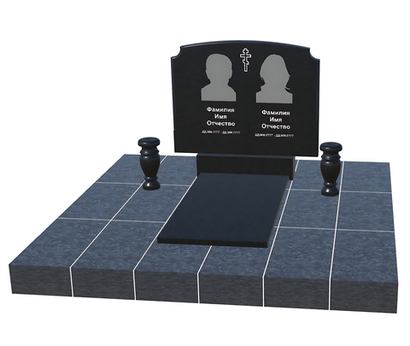 Готовое ритуальное сооружение 1,8м*1,8м (под ключ)