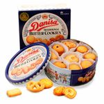 Печенье Датское DANISA "Butter Cookies" сдобное со сливочным вкусом 200 г, ИНДОНЕЗИЯ