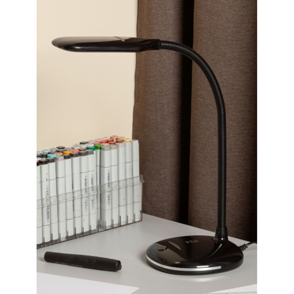 Настольный светильник ЭРА NLED-477-8W-BK светодиодный черный