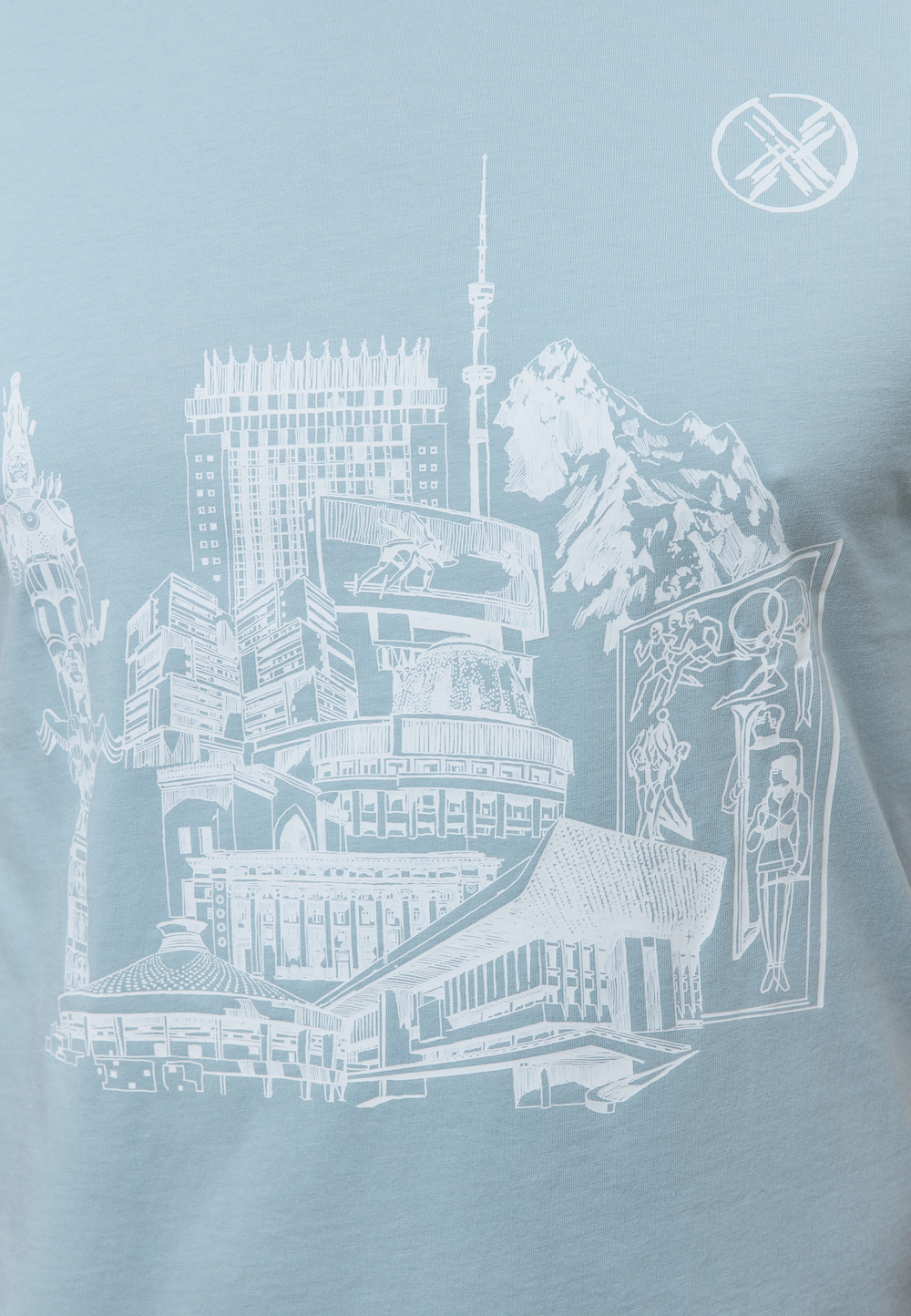 Футболка ALMATY MS LIGHT BLUE