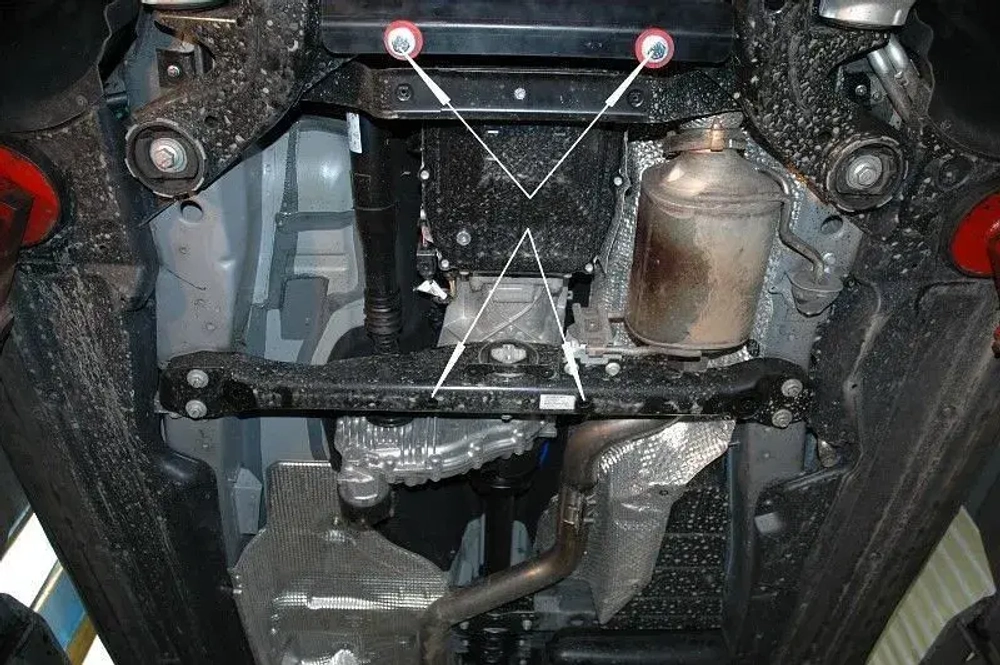 Защита АКПП Sheriff для Volkswagen Touareg II (NF) 2010-2014 арт.26.1880