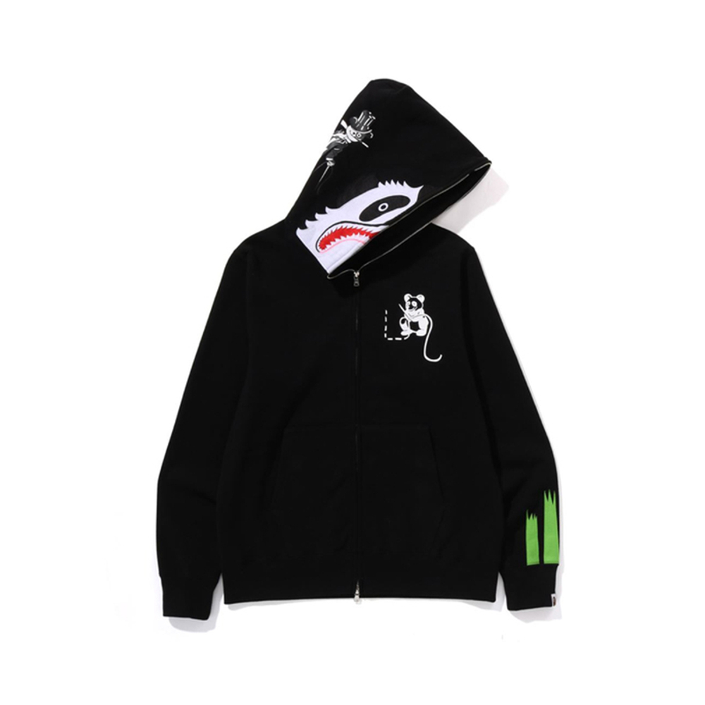 A Bathing Ape Panda Full Zip Худи Ladies черный
