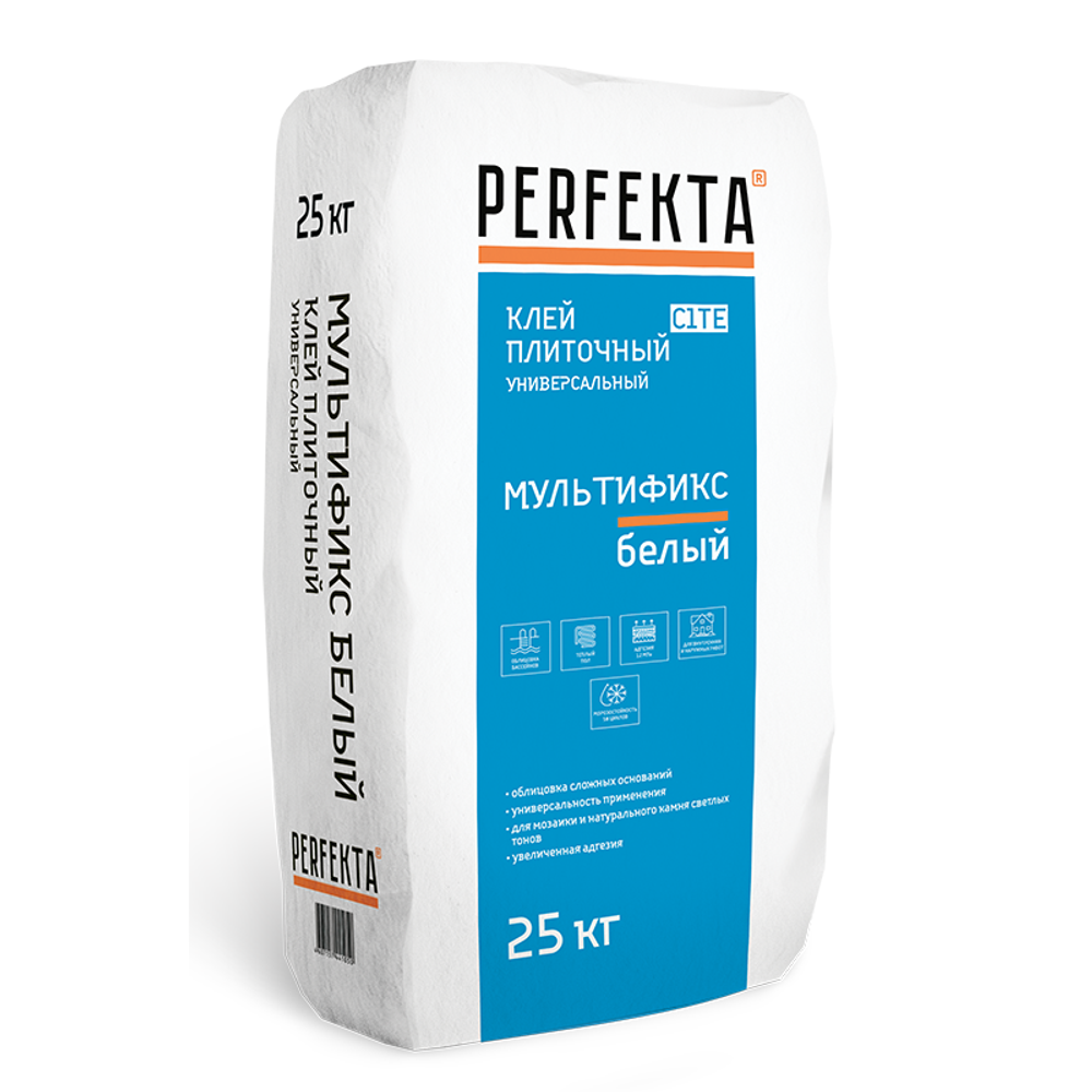 Клей плиточный универсальный Perfekta Мультификс C1 TE 25 кг