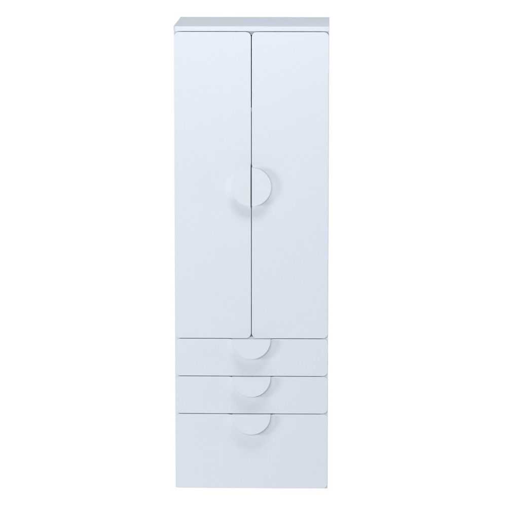 Шкаф распашной 180 с 3 ящиками ПИКСИ, 60х57х182, робкий подснежник