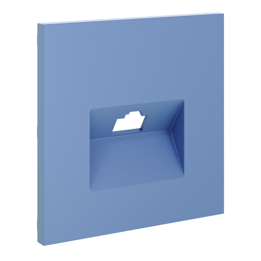 Накладка для розетки компьютерной RJ45 кат.6, S70 (деним)