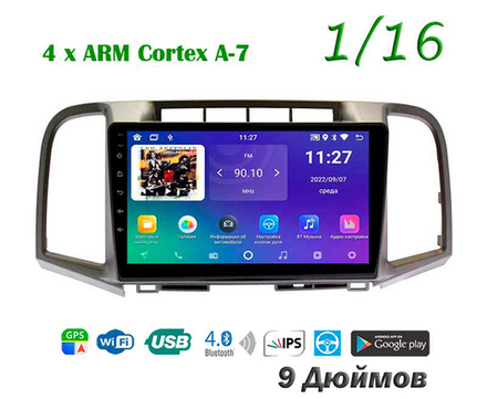 Topway TS7 1+16GB 8 ядер для Toyota Venza 2008-2016